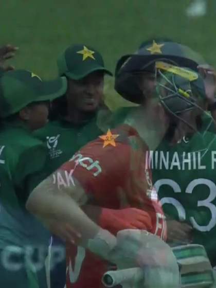 O Brinsden with a Batting vs Pakistan Women Under-19