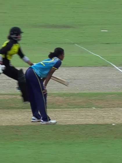 N Hidayah with a Batting vs Sri Lanka Women Under-19