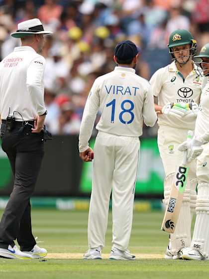 Kohli sanctioned for Konstas incident on Boxing Day