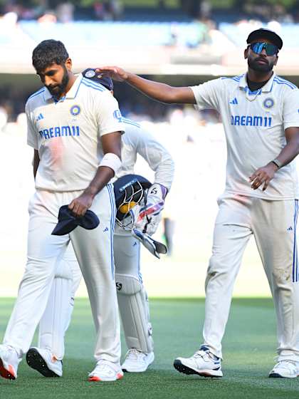 Australia stifle Bumrah blitz to leave India requiring record run chase on final day