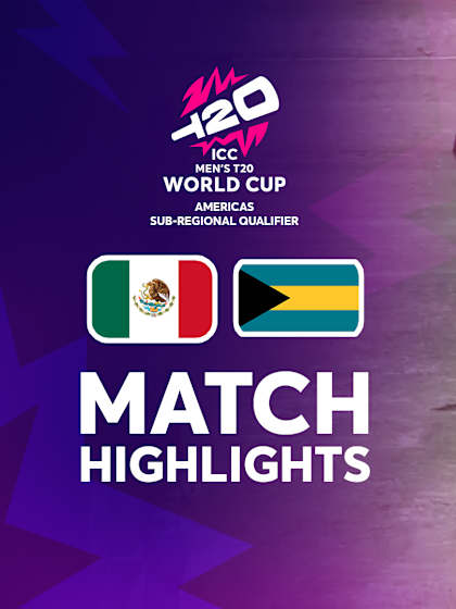 Mexico v Bahamas | Match Highlights | T20 WC Sub Regional Americas Qualifier