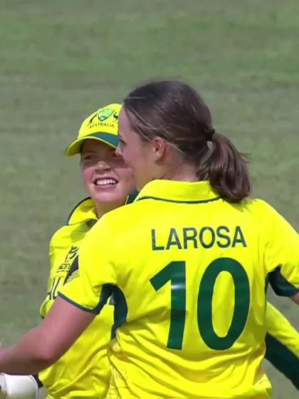 S Islam with a Batting vs Australia Women Under-19