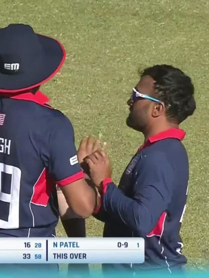 Rohit Paudel - Wicket - Nepal vs USA