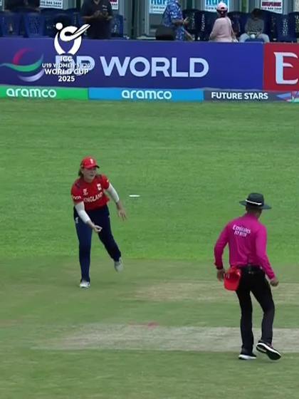 A Walsh with a Batting vs England Women Under-19