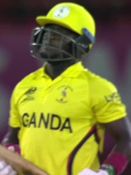 Simon Ssesazi - Wicket - Afghanistan vs Uganda