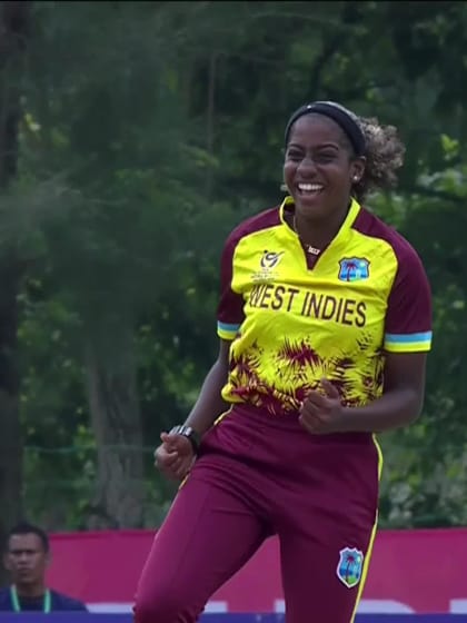 M Nanayakkara with a Batting vs West Indies Women Under-19