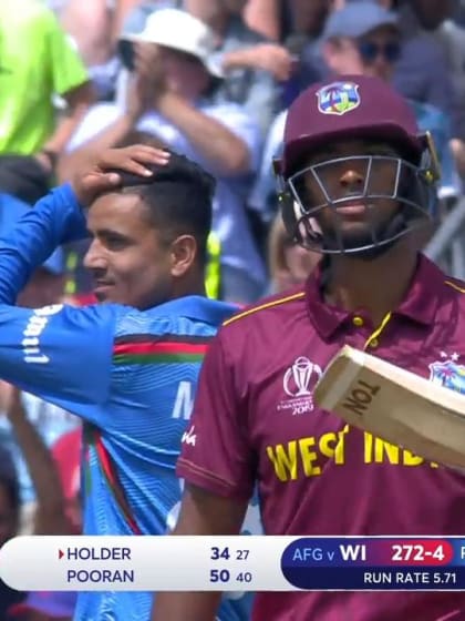 CWC19: AFG v WI – Highlights of Nicholas Pooran's 43-ball 58