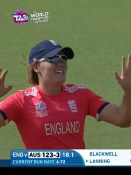 Sciver's direct hit from the boundary brings excellent run-out