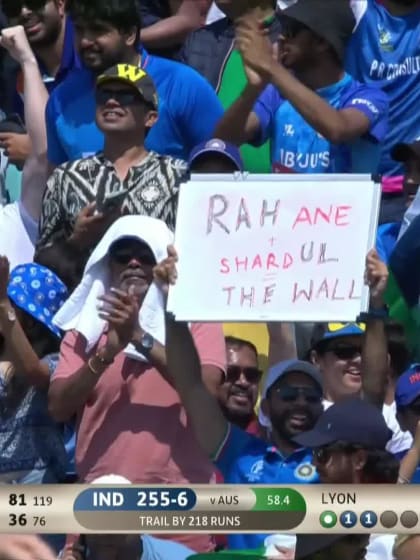 Four - Ajinkya Rahane - Australia vs India