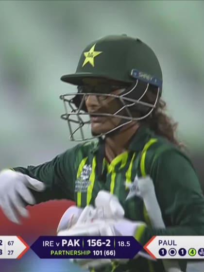 Wicket-Muneeba-Ali-Siddiqui-Pakistan-Women v Ireland ICC T20WC 2023