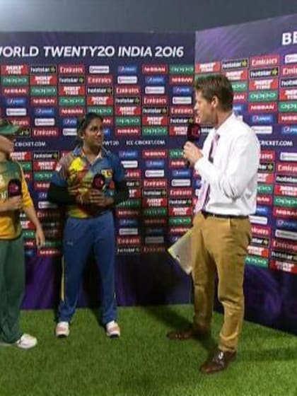 Match Presentation for SL V SA Match 20 ICC Womens WT20 2016