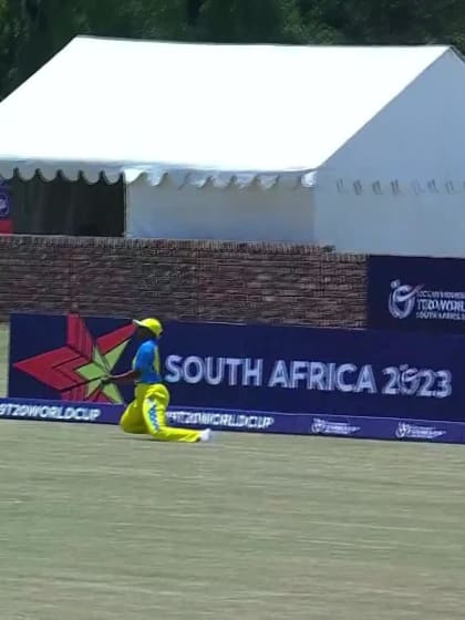Wicket-Izzy-Sharp-Rwanda-U19s-Women v New-Zealand-U19s-Women ICC U19W T20WC 2023