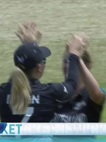 J Spence with a Batting vs New Zealand Women Under-19