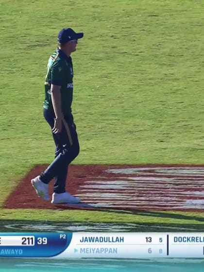 Karthik Meiyappan - Wicket - Ireland vs UAE