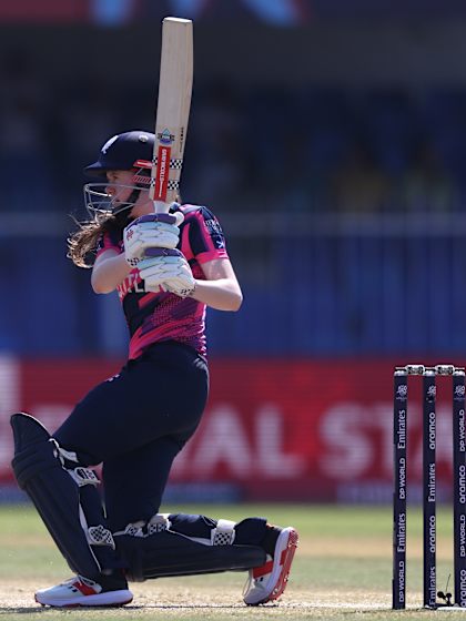 Sarah Bryce unleashes shot of the Powerplay | WT20WC 2024