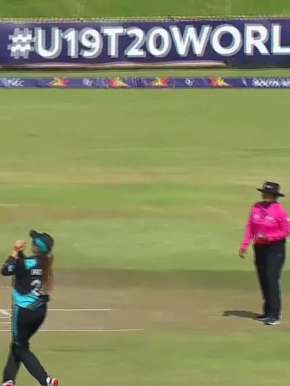 Wicket-Syeda-Aroob-Shah-New-Zealand-U19s-Women v Pakistan-U19s-Women ICC U19W T20WC 2023