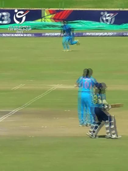 Wicket-Dulanga-Dissanayake-India-U19s-Women v Sri-Lanka-U19s-Women ICC U19W T20WC 2023