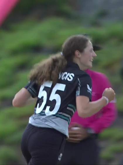 A Akhigbe with a Batting vs New Zealand Women Under-19