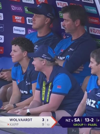 Wicket-Marizanne-Kapp-South-Africa-Women v New-Zealand-Women ICC T20WC 2023