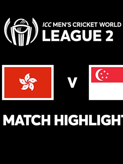 Hong Kong, China v Singapore | Match Highlights | CWC League 2