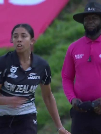 F Cowling with a Batting vs New Zealand Women Under-19