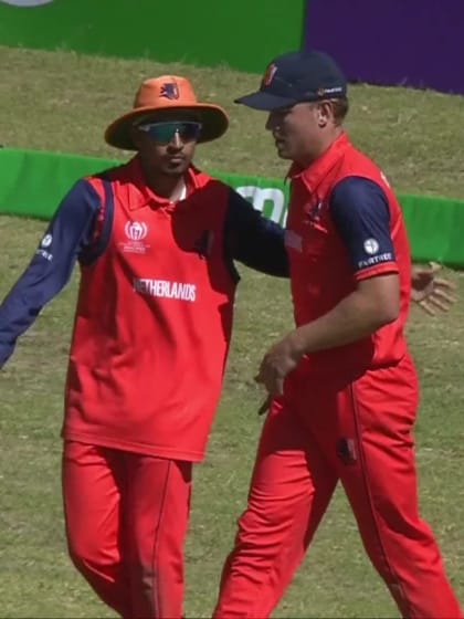 Sandeep Lamichhane - Wicket - Netherlands vs Nepal