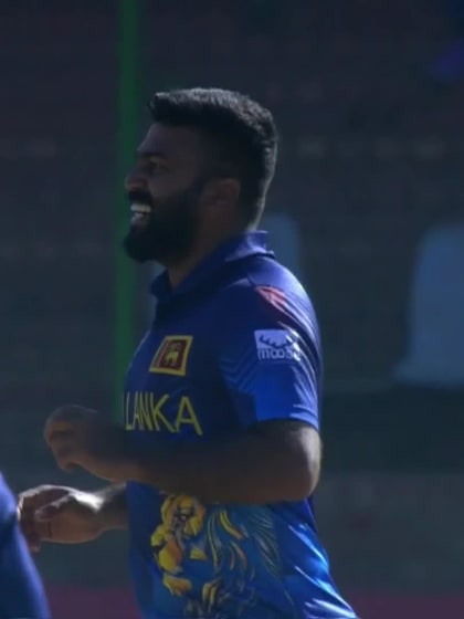Mohammad Nadeem - Wicket - Sri Lanka vs Oman