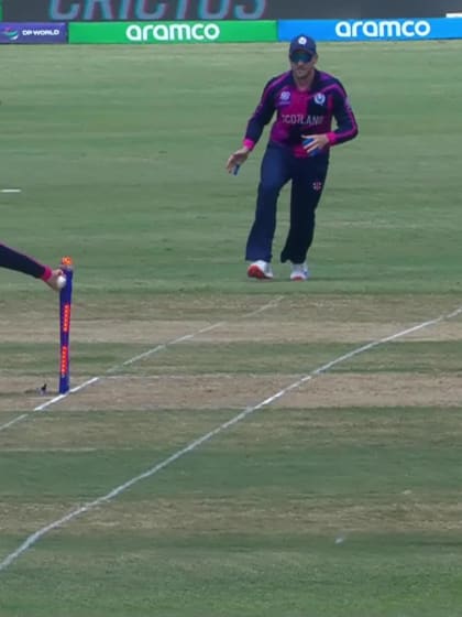 Khalid Kail - Wicket - Oman vs Scotland