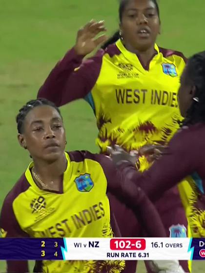 Maddy Green - Wicket - West Indies vs New Zealand