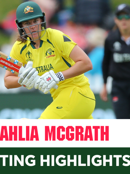 Highlights: Tahlia McGrath went at better than a run a ball