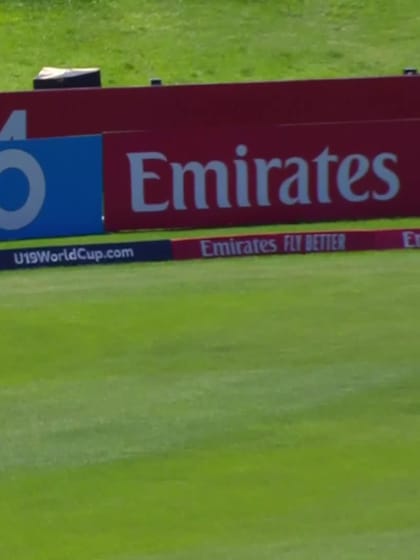 Mason Clarke with a Caught Out vs. India