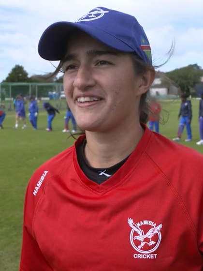 ICC T20WC Qualifier: SCO v NAM - Yasmeen Khan pre-match interview