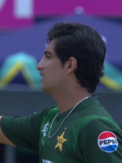 Aaron Johnson - Wicket - Pakistan vs CAN