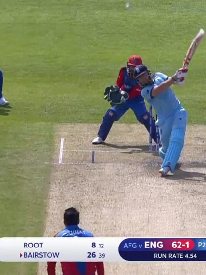 CWC19: ENG v AFG - Bairstow launches a six down the ground 