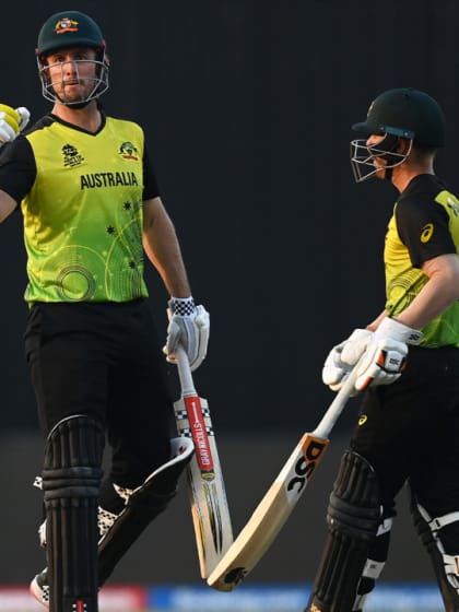 T20WC 2021: Mitchell Marsh's first World Cup fifty
