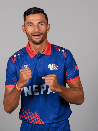 Nepal players ahead of the ICC U19 Men's Cricket World Cup 2024