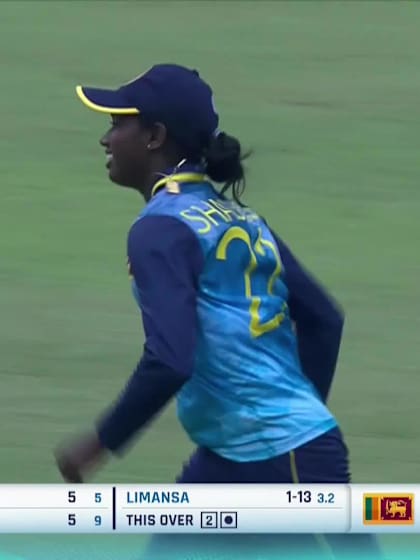 A Shukla with a Batting vs Sri Lanka Women Under-19