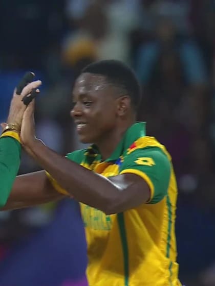 Akeal Hosein - Wicket - West Indies vs South Africa