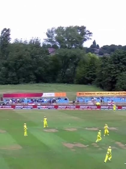 #WICKET: Smriti Mandhana falls to Megan Schutt for 6