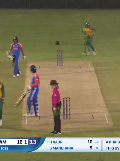 Harmanpreet Kaur - Wicket - South Africa Women vs India Women