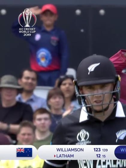 CWC19: WI v NZ - Cottrell snares Latham