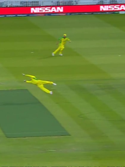 CWC19: NZ v AUS - Smith's catch replays