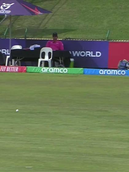 Sharujan Shanmuganathan with a Four vs. South Africa