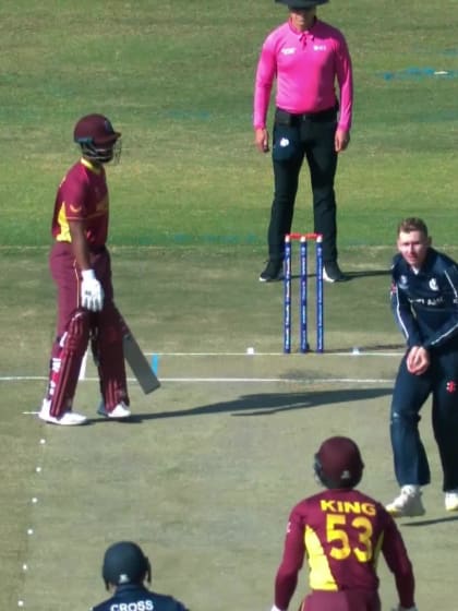 Brandon King - Wicket - Scotland vs West Indies
