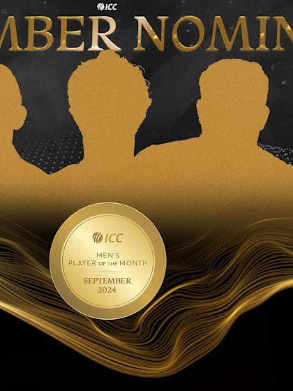 ICC unveils nominees for September Player Of The Month Awards