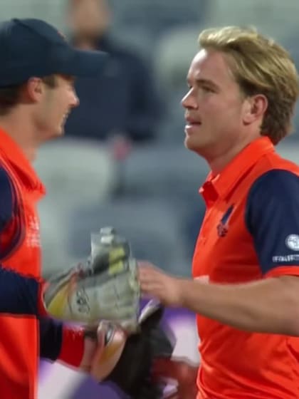 De Leede snares Rizwan with the perfect yorker | UAE v NED | T20WC 2022