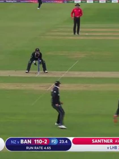 CWC19: BAN v NZ - Mushfiqur is run out after mix-up