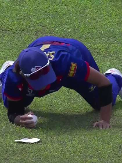 Hamilton with a Batting vs Nepal Women Under-19