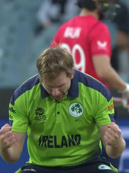 Wicket - Dawid Malan - Ireland v England ICC T20WC 2022