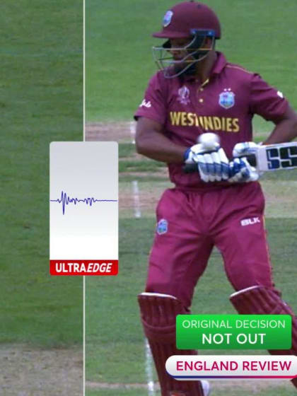 CWC19: ENG v WI - Pooran is given out after England review
